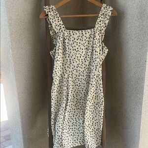 Socialite Cream and Black Mini Dress